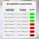 thumbnail image 5 of G2 Detector de Calidad del Aire Formaldehído HCHO Tvoc Recargable Portátil Auto Sonido Luz Alarma Pantalla LCD Interior y Viajes, 5 of 5
