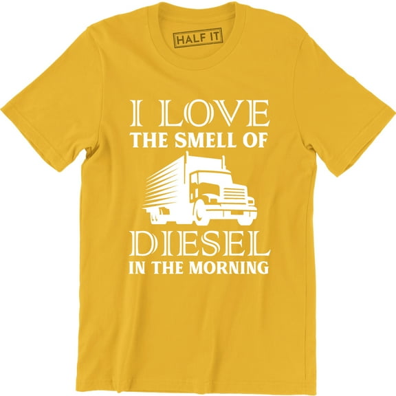 I Love The Smell Of Diesel in the Morning Mens funny mechanic rol T-Shirt