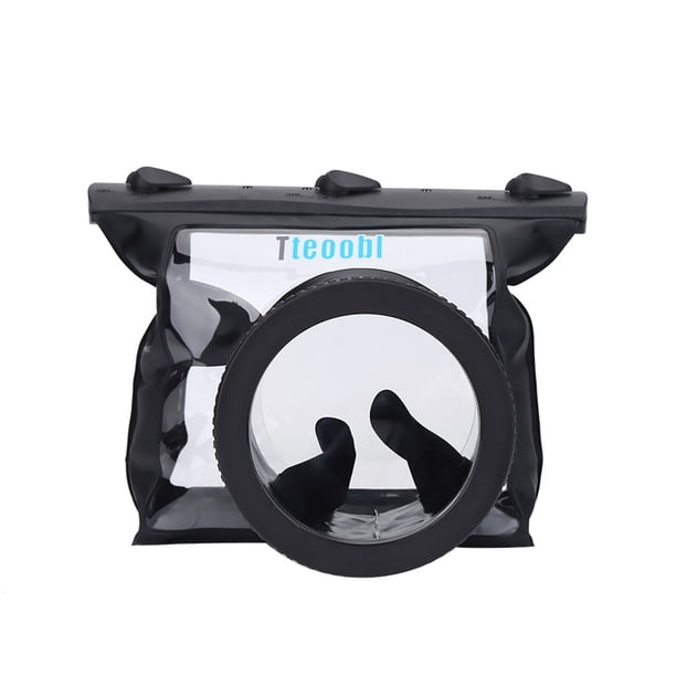 Yoidesu Carcasa submarina, Funda Impermeable de Buceo HD, Carcasa Protectora de Buceo submarina de 20 m con Correa para cámara réflex Digital Canon/Nikon SLR Ecomeon no