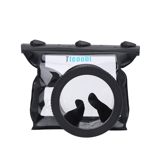 Yoidesu Carcasa submarina, Funda Impermeable de Buceo HD, Carcasa Protectora de Buceo submarina de 20 m con Correa para cámara réflex Digital Canon/Nikon SLR Ecomeon no