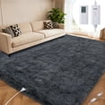 thumbnail image 2 of Garvee 8x10 ft Wireless Electric Heated Floor Mat, 6 Heat Levels & 10H Auto-Off, Soft Plush Heating Carpet Foot Warmer for Living Room Bedroom Office Playroom, Gray, 2 of 8