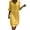 *Yellow, variant on VBVC Women's V-Neck Ruffle Sleeve Midi Dress , Button Front Breathable Dress For Women , Ladies' Summer Beach Vacation Dresses with Pockets,Army Green,S-2XL