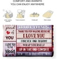 thumbnail image 5 of Blanket Gifts for Wife Romantic Anniversary Birthday Gifts for Wife Her I Love You Presents for Wife from Husband to My Wife Warm Gifts for Christmas Valentine''s Mother''s Day, 5 of 6