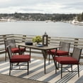 thumbnail image 5 of ARDEN Oceantex Outdoor Seat Cushion 21 x 21, Nautical Red, 5 of 9