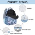 thumbnail image 4 of Leopard Print Backpack for School,Cute School Bag,Schoolbag with Adjustable Shoulder Straps & Padded Back,15.3"x11"x6.7", 4 of 6
