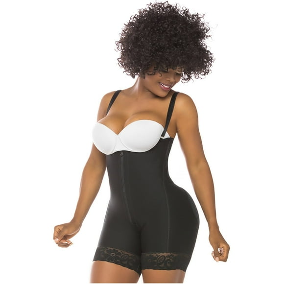 FAJA COLOMBIANA SALOME 215 TIPO REDUCTORA PARA MUJERCOLOR Negro TALLA T M COLOMBIANS SAL0215
