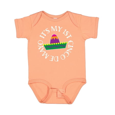 

Inktastic 1st Cinco De Mayo Fiesta Sombrero Gift Baby Boy or Baby Girl Bodysuit