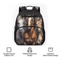 thumbnail image 6 of Aplkyhs Horse Summer Backpack Lightweight School Bag for Age 9-12 Water Repellent Bookbag for Kids, 6 of 7