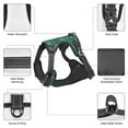 thumbnail image 3 of Vsdgher Green Christmas Pattern Dog Harness,No Pull Pet Harness with Soft Padded Handle,Adjustable Reflective Vest with 2 Buckles,4 Slide Buckles,S-XL X-Large, 3 of 5