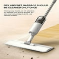 thumbnail image 3 of Spray Floor Mops for Floor Cleaning, Wet Dry Hardwood Floor Mops with 350ML Refillable Bottles, Home or Commercial Use, White, 3 of 10