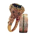 thumbnail image 2 of Handmade Engagement Jewelry Ring Stone Cut White Wedding Rings for, 2 of 2