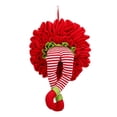 thumbnail image 1 of Pierna De Duende Navideño Decoraciones Navideñas Decoración De Corona De Ladrón Navideño Para Colgar En Ventanas O Puertas Yuarrent HA042686-01, 1 of 6