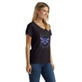 thumbnail image 3 of Hanes Women's Short-Sleeve V-Neck Graphic T-Shirt, 3 of 5