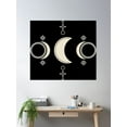 thumbnail image 2 of Bloom Theory Moonlight And Starshine Poster Wall Art, Modern Wall Decor, 24x36 UNFRAMED, 2 of 3