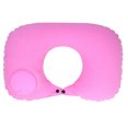 thumbnail image 1 of Almohada de aire inflable Prensa en forma de U Inflado automático para avión Coche Oficina Tren Hogar Rosa, 1 of 5