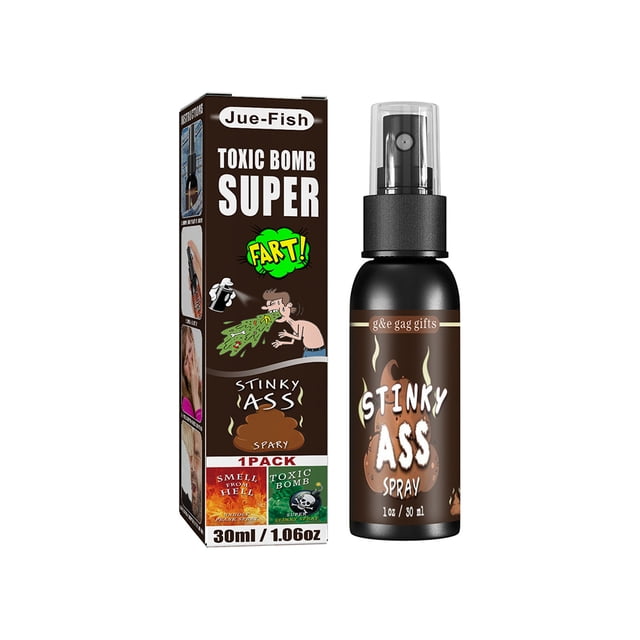 Prank Stuff Hilarious Gag Potente Spray Apestoso 3P Fart 30ml Favores Fiesta Divertidos