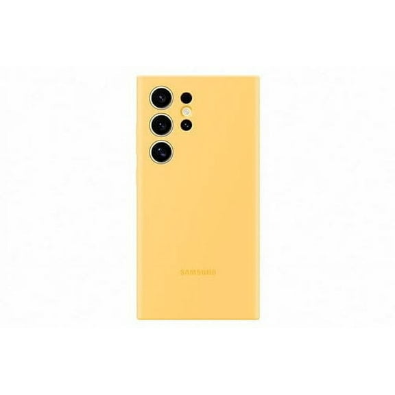 Samsung Galaxy S24 Ultra Silicone Case Yellow - EF-PS928TYEGWW