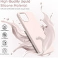 thumbnail image 2 of Liquid Silicone Case for iPhone 14 (6.1''), [Scratch-Resistant, Anti-Fingerprint, Shockproof] Protective Slim Fit Phone Case, 4-Layer Cover with Microfiber Lining, Silky-Soft Touch, Pink, 2 of 14