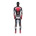thumbnail image 4 of Cosplay Costume Heroic Superhero Jumpsuit for Halloween Party Carnival Stage Performance Role Play Outfit, Red Blue, 4 of 5