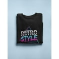 thumbnail image 3 of Void Triangle Retro Sweatshirt Men -Image by Shutterstock, Male Medium, 3 of 4