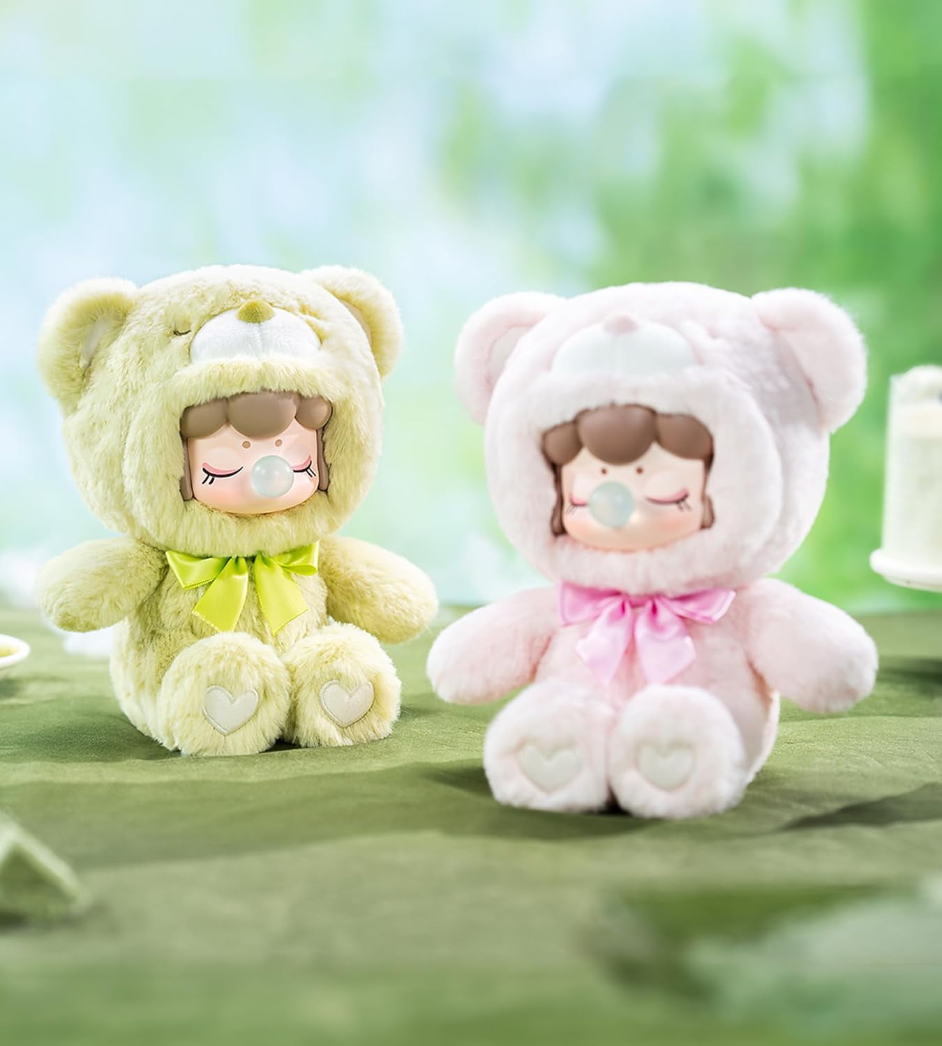 ROBOTIME Plush Blind Box Toys-Nanci Colorful Chocolate Plush Bears Collectible Dolls,Anime Figure Surprise Toys Mystery Box,Xmas Gifts for Boys Grils(1 PC)