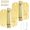 Polished Brass, variant on 2 Pack Self-Closing Door Hinge 3.5 Inch Rounded 5/8 Radius, Spring Hinges Adjustable Tension, Automatic Door Closer Hinge for Interior Exterior Residential Indoor Doors, Satin Nickel, UL listed