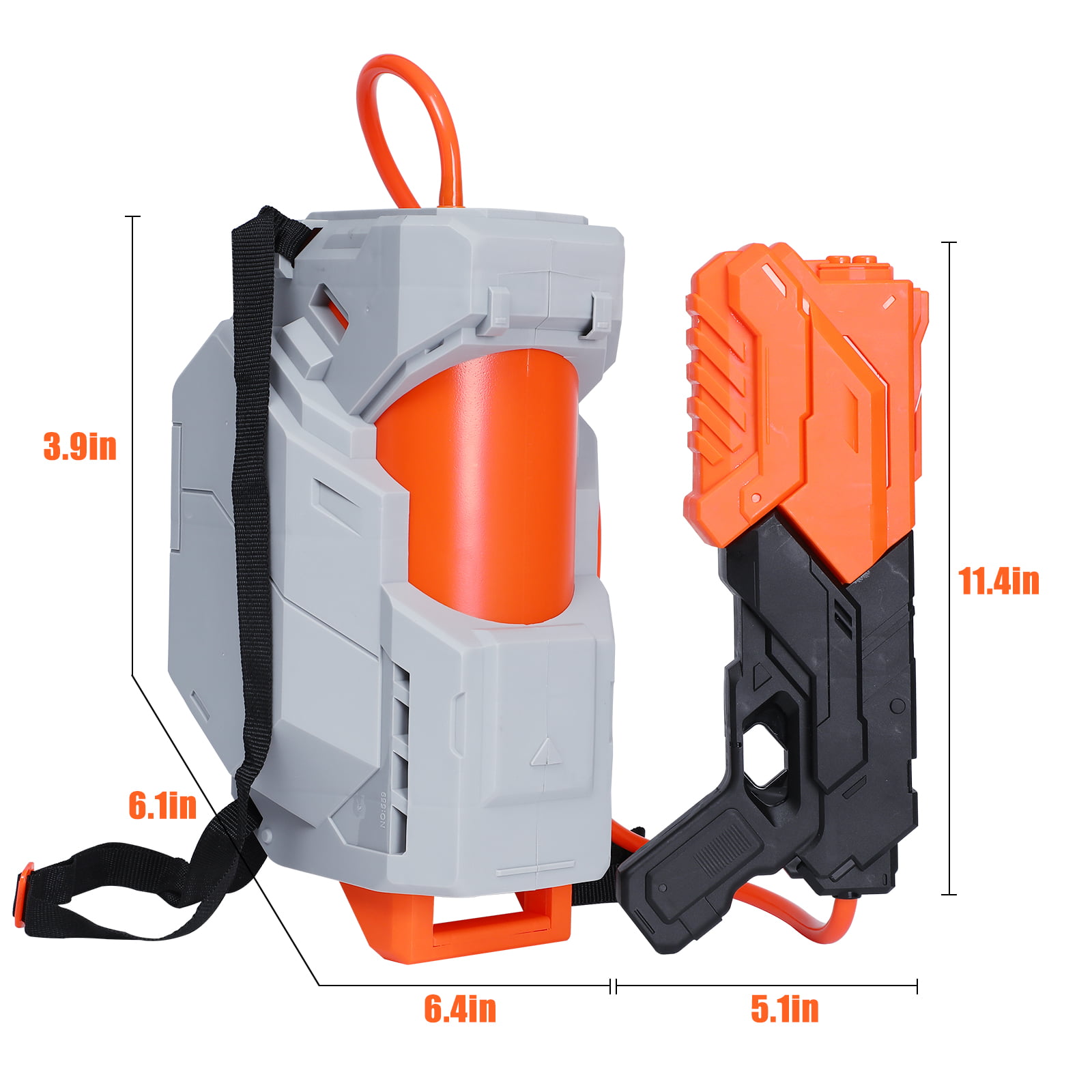 Kids Water Gun Backpack Super Soaker Water Blaster Pump Squirt Large Capacity 