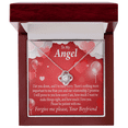 thumbnail image 4 of To My Girlfriend Forgive Me Infinity Knot Necklace Message Card, 4 of 17