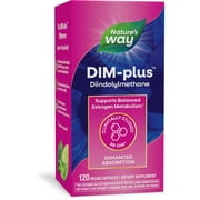 Nature's Way DIM-plus Supplement Capsules, Supports Balanced Estrogen Metabolism*, Unisex, 120 Ct