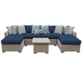 thumbnail image 1 of Coast Ensemble de Meubles de Patio en Osier d'Extérieur 7 Pcs 07a, 1 of 2