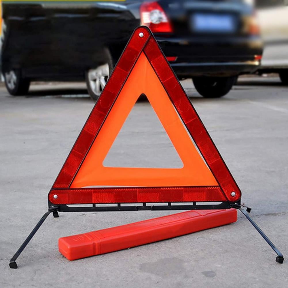 Car Vehicle Emergency Breakdown Warning Sign Triangle Reflective Road Safety 