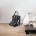 thumbnail image 5 of Paquete de 2 bolsas de almacenamiento de botas portátiles, bolsas de zapatos negras para almacenamiento y viajes, bolsas de zapatos de viaje a prueba de polvo para embalaje (mediano), 5 of 5