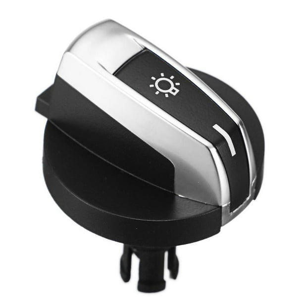 Botones de perilla de interruptor de faro de coche, 1 Uds., para serie 5/7 X3 X4 F01 F02 F03 F10 F18 F07 F06 F25 F26 Bl