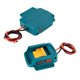 thumbnail image 1 of 2 Piezas Convertidor Adaptador de BateríA para 18V BateríA de Iones de Litio DIY Herramienta EléCtrica Adaptador Convertidor de BateríA con Cables de 14 Awg, 1 of 5
