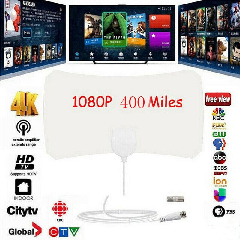 400 Mile Range Antenna TV Digital HD Skylink 4K Antena Digital Indoor HDTV 1080p