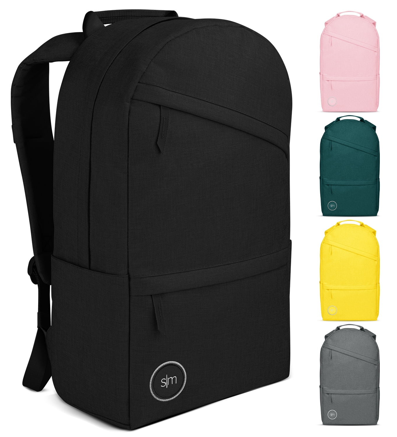 Fuel Ignite Slim Laptop Backpack for School Black Business or Travel College 