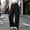 Black womens pants 01, variant on Plus Size Dress Pants for Women Solid Flat Front High Waist Versatile Casual Loose Business Work Pants with Pockets