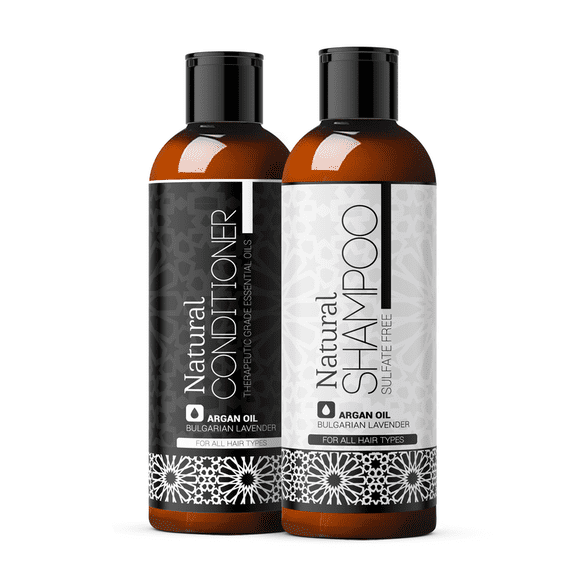 Lavender & Argan Oil Sulfate Free Shampoo & Conditioner 16 oz