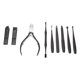 thumbnail image 4 of Juego de cortaúñas, juego de manicura de 9 piezas, kit profesional de cuidado de uñas, juego de manicura profesional, calidad inigualable, 4 of 8