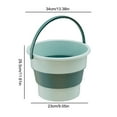 thumbnail image 4 of Cubo Almacenamiento Portátil Plegable 17L para Viajes en Casa (ligero) Verde, 4 of 4