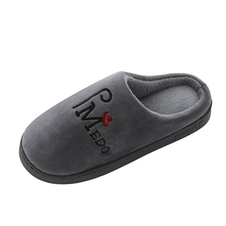 

fvwitlyh Mens Slippers Outdoor Slippers for Men Summer Fashion Autumn And Winter Men Slippers Home Flat Non Slip Light Men House Slippers Style