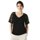 thumbnail image 1 of Maine - Jersey Encaje para Mujer (Negro), 1 of 3