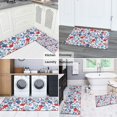 thumbnail image 5 of Pioneer Flower Floral Print Pattern Kitchen Rugs Sets Of 2,Anti Fatigue Kitchen Mat Rugs Non Slip Washable,Decorative Kitchen Floor Mats for Kitchen,Sink,Laundry,17"x30"+17"x47", 5 of 7