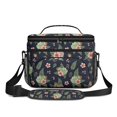 thumbnail image 2 of Lunch Box Pioneer Flower Floral Print Pattern Insulated Lunch Bag for Women Men,Medium Leakproof Lunchbox Cooler Bag Adjustable Strap,10 X 6.7 X 8 Inches, 2 of 6