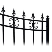 ALEKO Garden Yard Steel Single Sliding 16 Gate St. Louis Style with Gate Opener