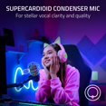 thumbnail image 4 of Razer Seiren V3 Chroma RGB USB Microphone: Stream &amp; Game Reactive Lighting - Tap-to-Mute Sensor - Condenser Mic, XSplit - Black (Renewed), 4 of 8