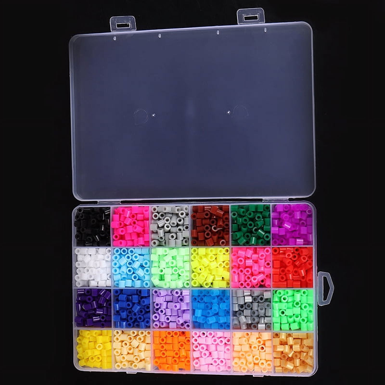 24 Colors 5mm Hama Beads Toy Fuse Bead for Kids DIY Handmaking 3D Toys