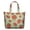 Red, variant on Travel Tote Bag with Fresh Pineapple Tropical Fruit Prints Large Capacity Weekender Bag Featuring Hawaiian Sunshine Exotic Plant Patterns, Lightweight Multipurpose