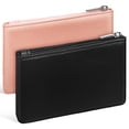 thumbnail image 1 of Coin Purse Pu Leather 2Pcs 4.9X3.1X0.4In, 1 of 8