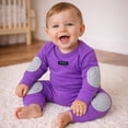 thumbnail image 2 of NurtureNauts Explorer’s Choice Padded Toddler Shirt & Pants Set with Knee & Elbow Pads - Purple - 18-24 Months, 2 of 5